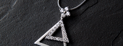 Diamond jewellery pendant